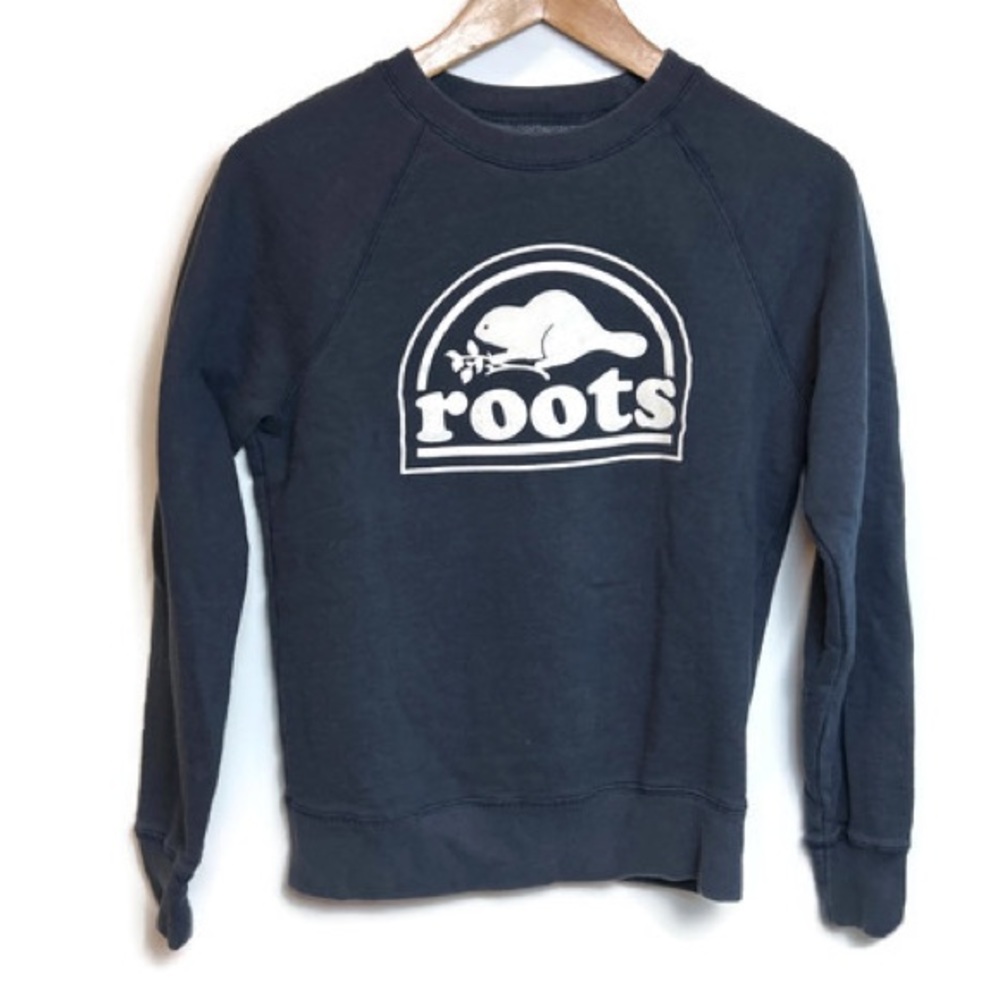 Roots Navy Blue Sweatshirt